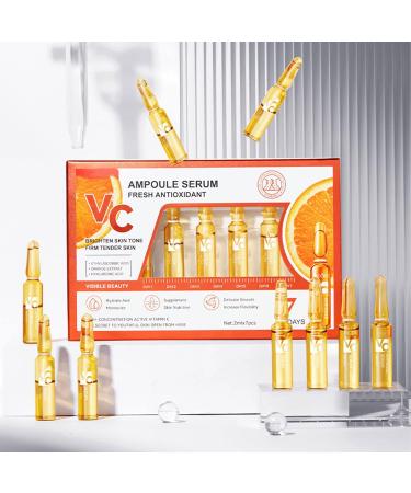 Vitamin C Serum for Face and Neck Anti Aging Serum Reduce Fine Lines Wrinkles & Dark Spots - Brightening Skin Serum for Glowing Skin - Buy Online on GoSupps.com