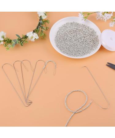 SAVITA 8pcs Curved Beading Needles Set - Stainless Steel Large Eye Needles with Handle for Jewelry Making - Buy Online on GoSupps.com
