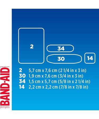 Band-Aid Comfort-Flex Assorted Strips Bandage Family Pack tan 80 Count 80 Count Comfort Flex - Buy Online on GoSupps.com