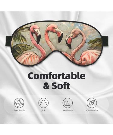 Buy Four Flamingos Sleep Mask | Adjustable Breathable & Fashionable Eye Mask for Ultimate Comfort International Shipping Available - Buy Online on GoSupps.com