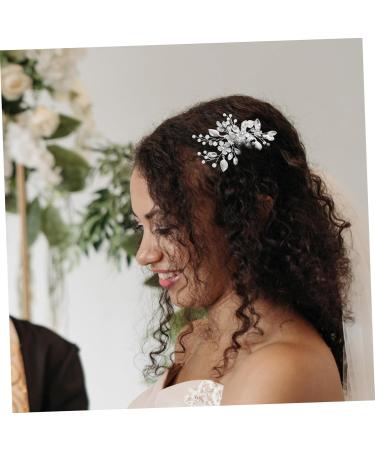 minkissy Hair Side Comb hand drill hair wedding headgear bride hair comb rhinestones hair accessories Zinc alloy the flowers Iron sheets hair comb wedding hair comb bride - Buy Online on GoSupps.com