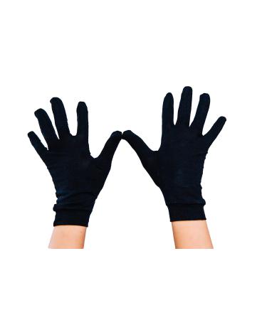 RemedyWear Eczema Gloves for Kids Relief From Eczema and Inflammation with TENCEL and Zinc (Youth 5/6 Black)