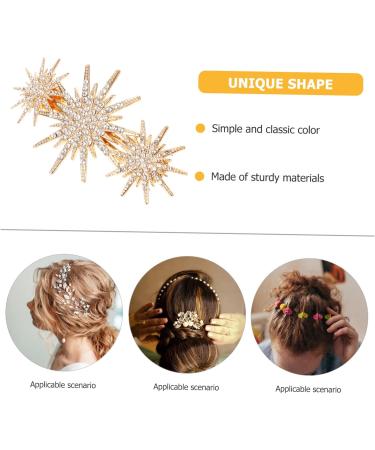 minkissy Hair Accessories Hair Clips Hair Barrettes Hair Clip for Girls Rhinestone Clip for Hair Decorative Hair Clip Women Hair Clip Clips for Hair Crystal Miss Hairpin Alloy - Buy Online on GoSupps.com