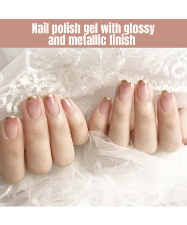 Chrome Nail Polish 3PCS Metallic Gel Nail Polish 3 Grams Fast Drying Metallic Nail Polish Long Lasting 3D Gel Nail Art Chrome Gel Polish Beauty Supplies - Buy Online on GoSupps.com