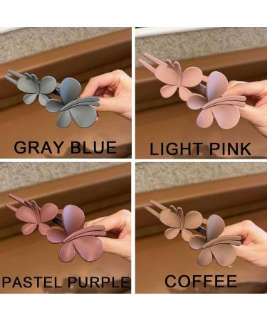 5 Pack Hair Claw Clips Large matte butterfly claw clip for for Women or Girls with Thick Hair Curly Straight Long Hair - Buy Online on GoSupps.com