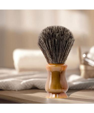 Harayaa Shaving Brush & Cream Tool | Resin Handle for Beard | Perfect Gift for Boyfriend | BRAUN Quality - Buy Online on GoSupps.com