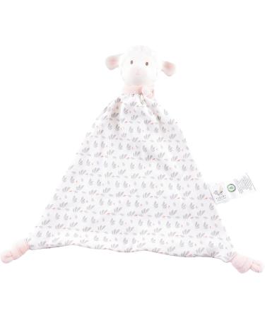 Tikiri Lila lamb cuddly towel pink