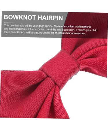 Abaodam 4 Pairs Bow Hairpin Hair Clip Hair Accessories for Kids Girls Hair Pins Girls Hair Accessories Bowknot Hair Barrettes Girls Barrettes for Hair Cute Bow Tie Child Cloth - Buy Online on GoSupps.com