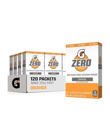Gatorade G Zero Powder - Orange - 120 counts