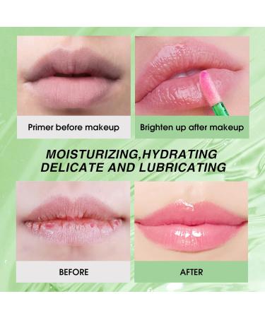 3PCS Mrettick Aloe Vera Lip Gloss Set - Long Lasting Nutritious Lip Balm for Lip Treatment - Moisturizing Lip Oil for Dry Lips - Color Changing Tinted Lipstick Balm - Buy Online on GoSupps.com