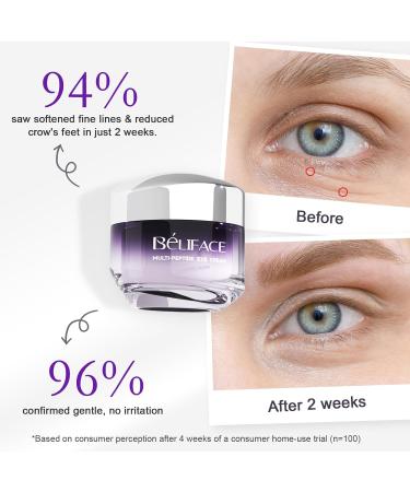 Eye Cream Anti Aging for Wrinkles with Peptide & Hyaluronic Acid for Fine Lines Brightening Eye Moisturizer Cream for Women to Reduce Dark Circle with Niacinamide Paraben Free 1.0 OZ (30g) 0.68 Ounce (Pack of 1) Purple - Buy Online on GoSupps.com