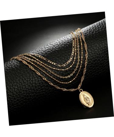FOYTOKI 5 Choker Necklace for Women Choker Necklaces for Women Multilayer Necklace European and American - Buy Online on GoSupps.com