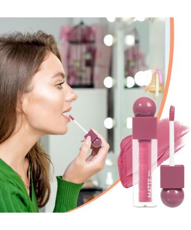 Matte Liquid Lipstick Matte Lipstick for Women - Smooth and Sweat-Resistant Lipstick - Non-Stick High-Impact Color Cup Long-Lasting Smudge-Proof Makeup - Buy Online on GoSupps.com