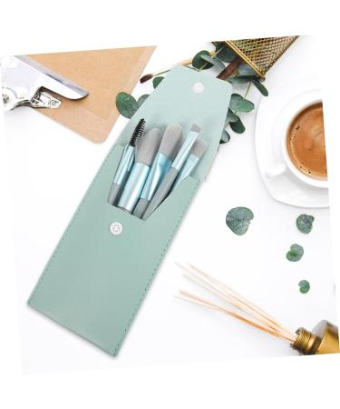 POPETPOP Travel Makeup Brush Set - 5 Luxurious Brushes for Women | Portable Cosmetic Beauty Supplies - Buy Online on GoSupps.com