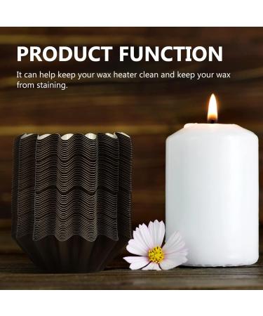 Buy HOMSFOU 50pcs Leak Proof Wax Melt Liners for Candle Warmers - Black Electric Wax Warmer Inserts for Scented Wax - Buy Online on GoSupps.com