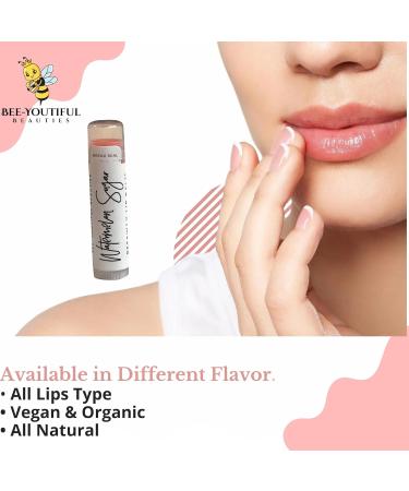 Bee-Youtiful Beauties Creamy Beeswax Lip Balm | Hydrating Moisturizing Beeswax Lip Balm | Natural Moisturizing Lip Balm for Dry Lips | Shea Butter Coconut Oil Vitamin E (Coconut Vanilla Peach) - Buy Online on GoSupps.com