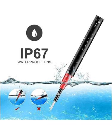 KouRy Ear Wax Removal Ear Cleaner Tool Wireless Earwax Remover Otoscope 1080P WiFi Camera Ear Scope Compatible with Phones Tablets for Adults Kids & Pets (Black) - Buy Online on GoSupps.com