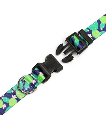Buy Mercano Adjustable Dog Collar - Soft Nylon Comfortable & Stylish for Small & Medium Dogs (M Cactus) - Durable Patterned Design - Buy Online on GoSupps.com