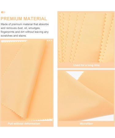 Healeved 100pcs Microfiber Glasses Cleaning Cloth - Lens Wipes for Eyeglasses Electronics & Windows - Perfect for Home & Travel (17.5x14.5cm - Buy Online on GoSupps.com