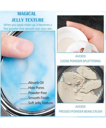 HAMKU Fixing Powder 10 g transparent fixing powder for strengthening camouflage cream & foundation special powder makeup suitable for all skin types - Buy Online on GoSupps.com