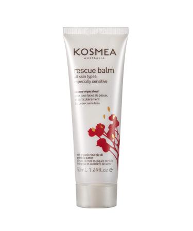 Kosmea Rescue Balm for Dry Itchy Sensitive Skin Natural Moisturizing Balm with Rosehip Calendula and Lavender Gentle Care for Face Body and Family Made with Botanical Ingredients 1.76 Fl Oz (Pack of 1)