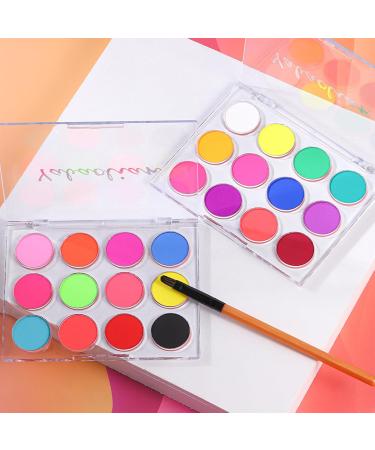 SOMGKIN 12 Colors Shiny Matte Pigment Eyeshadow Palette Glitter Eyeshadow Highly Pigmented Eyeshadow Cosmetics Durable Waterproof for Halloween Christmas Valentines Day 01 Metallic - Buy Online on GoSupps.com