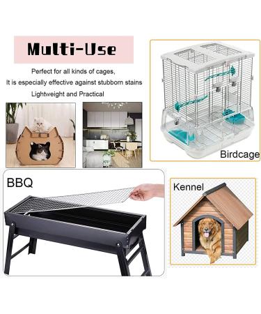 Bonaweite 4 Pack Bird Cage Cleaning Brush Set - Pet Supply Accessory for Parrots, Birds, Dogs, Cats - Kennel Cage Broom Cleaner - Buy Online on GoSupps.com