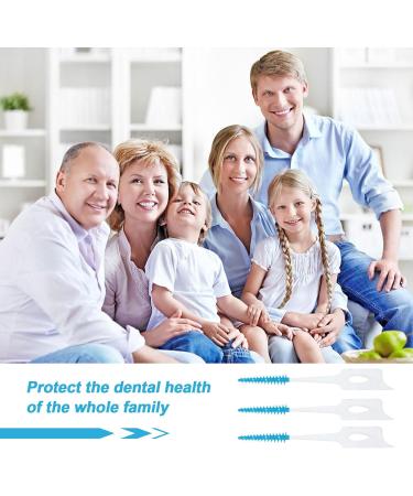 Skhaovs 230-Piece Interdental Tooth Cleaner Sticks & Brushes - Light Blue Dental Care Set for Optimal Oral Health - Buy Online on GoSupps.com