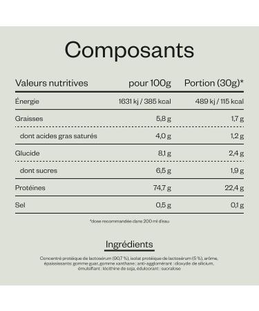 nu3 Whey Protein Performance - 1kg Vanilla - 33 Servings of Quick to Prepare Muscle Building Shake - Excellent Sport Solution and Delicious Taste - Powder Rich in Natural Protein - Buy Online on GoSupps.com