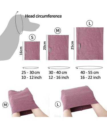 Anxiety Relief Dog Ear Cover | Calming Hood for Grooming & Bath | Pet Cats & Dogs Ear Protector (Medium) - Buy Online on GoSupps.com