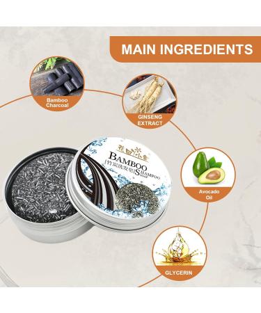 BROEYOUE Gray Hair Reverse Bar Gray Shine Soap Soap for removing gray hairHair Darkening Shampoo Bar Natural Hair Soap for Gray Hair 2 Pieces - Buy Online on GoSupps.com