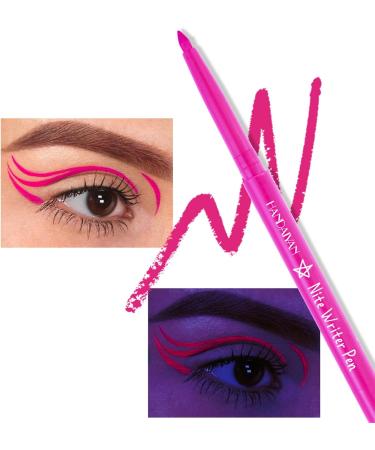 Halloween Glow Eyeliner UV Liquid Colored Pencil Waterproof Smudge-Proof High-Pigmented Colorful Fluorescent Liner Halloween Black Eyeliner 2 - Buy Online on GoSupps.com