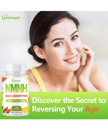 Ursinquil NMNH 500mg Dihydronicotinamide Mononucleotide NAD Supplement to Boost NAD Levels 120 Servings - Buy Online on GoSupps.com