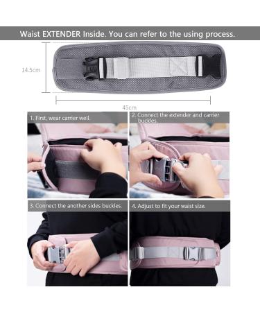 Bebear Baby Carrier - Ergonomic 6 in 1 Backpack for 0-36 Months | 3D Air Mesh Safety Approved Newborn to Toddlers (Purple) - Buy Online on GoSupps.com
