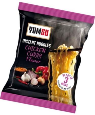 Chicken Curry Flavour instant noodles pack of 10. Yumsu