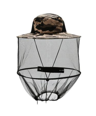 Beekeeper Moskitonetz Hut bee veil hat facial protection hat anti-moskito solar hat head protection and net hat invisible mosquito net cap foldable for outdoor hiking camping gardening
