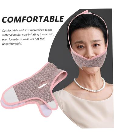 Angoily Face Slimmer Straps Lifting Belt Neck Tightening Device Lifting Tool Chin Strap for Double Chin Double Chin Reducer Shaper Mercerized Cloth Slimming Belt Miss Anti-sagging - Buy Online on GoSupps.com