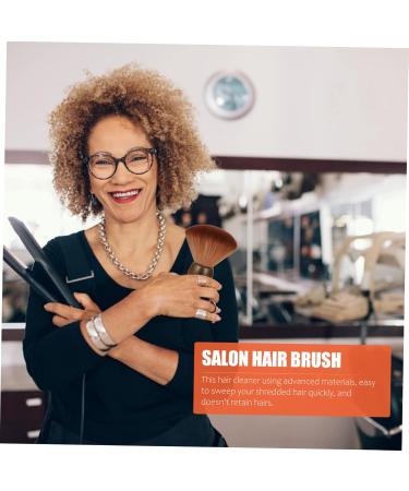 Ipetboom Hair Brush Removing Broken Hair Simple Cleaning Brush for Hairdressing Home Use Ergonomic Handle Comfortable Touch Design for Ears Neck Areas - Buy Online on GoSupps.com