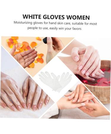 minkissy 30 Pairs Overnight Moisture Gloves Driving Cream Gloves Dry Hands Glove Moisturizing Mittens Gloves Winter Gloves Cotton Women's Handwashing White - Buy Online on GoSupps.com