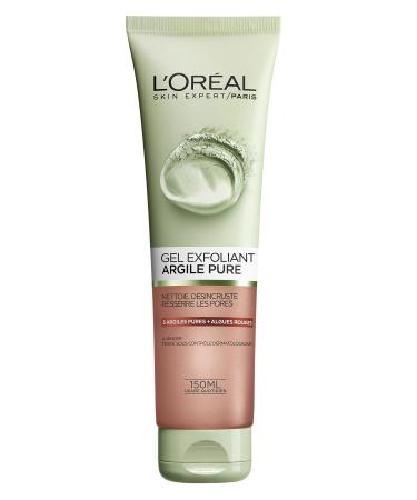 L 'Oreal Paris Gel Exfoliant Visage Skin Expert 3 ARGILES Pure + Algues Rouges 150 ml