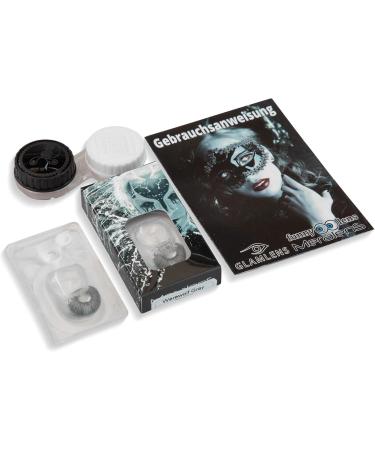 Buy Anime Werewolf Gray Circle Lenses | Strongly Opaque Colored Contact Lenses for Cosplay & Halloween - Free Containers Included - Buy Online on GoSupps.com