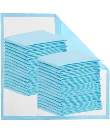 Incontinence Pads for Bed 80 x 90 cm Waterproof Sheets 25 Absorbent Pads Disposable Changing Mat Heavy Absorbency