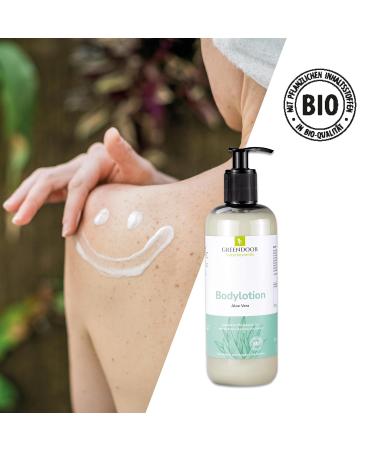 Greenendoor Aloe Vera Body Lotion Savings Pack 500ml | Vegan Natural Organic Shea | Paraben & Silicone Free | Moisturizing Body Milk for Dry Skin - Perfect for Men & Women - Buy Online on GoSupps.com