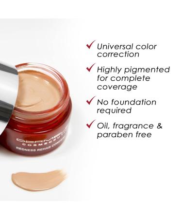 Dermelect Redness Rehab Concealer with Peptides & Hyaluronic Acid - 0.6 oz - Buy Online on GoSupps.com