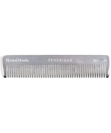 Fendrihan Small Metal Fine Tooth Barber Comb - Pocket-Sized and Sturdy - Buy Online on GoSupps.com