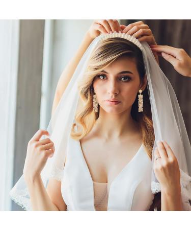 Bachelorette Party Bride Kit: Headband, Veil, Earrings - Wedding Bridal Shower Gift Set - Buy Online on GoSupps.com