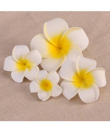 FRCOLOR 4Pcs Hawaiian Flower Hair Clip | Plumeria Hairpin for Kids & Women | Beach Foam Hair Accessories - Buy Online on GoSupps.com