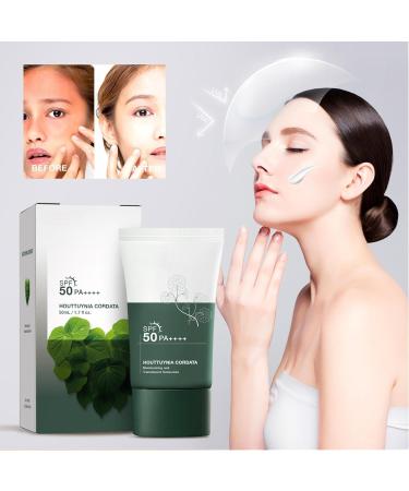 Heartleaf Houttuynia Cordata Silky Korean Moisturizing Spf 50+ Sun Cream Heartleaf Silky Moisture Sun Cream Heartleaf Silky Moisturizing Sunscreen Houttuynia Cordata Sunscreen (1PC) - Buy Online on GoSupps.com