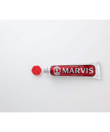 Marvis Cinnamon Mint Toothpaste 3.8 oz - Freshens Breath and Whitens Teeth - Buy Online on GoSupps.com