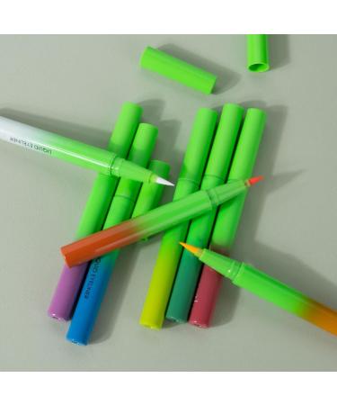 Liquid Eyeliner Colorful Neonyeliner Pencil - 8 Matte Neonyeline Pens - Long Lasting Waterproof Vibrant Colors Eye Makeup for Women - Buy Online on GoSupps.com